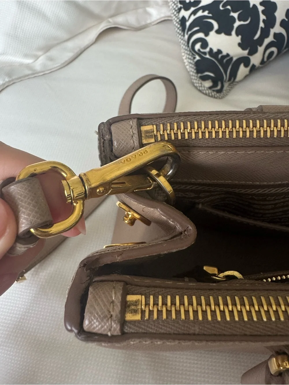 Prada structured saffiano